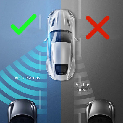 Baseus 2Pcs Car Mirror HD Convex Mirror Blind Spot Auto Rearview Mirror 360 Degree Wide Angle Vehicle Parking Rimless Mirrors