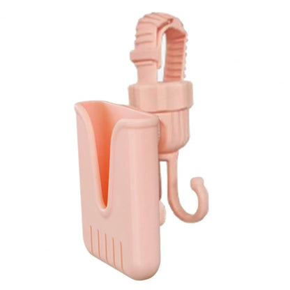 2 in 1 Baby Stroller Hooks Rotatable Creative Stroller Phone Holder Stable Detachable Bicycle Hanging Double Hook Universal