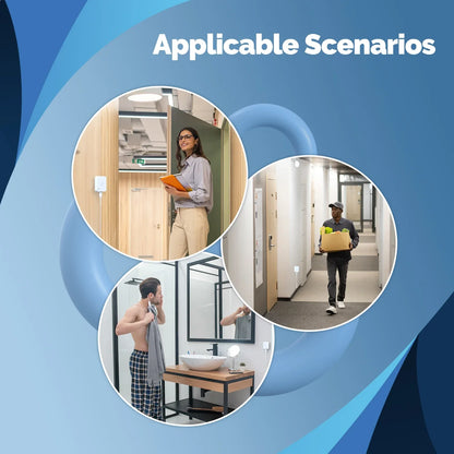 MOES Smart Presence Sensor WiFi/ZigBee, Human Motion & Motionless Detection, Light Sensor, App Alerts, Wired Install