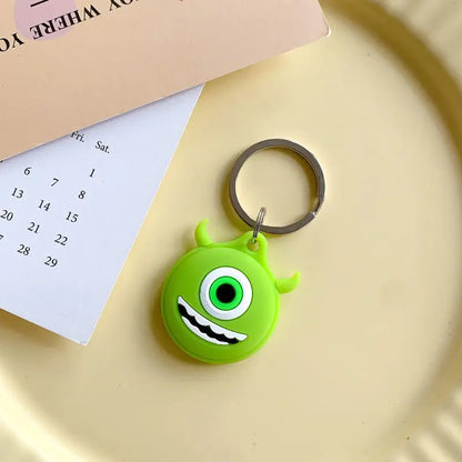 Cute cartoon For Apple Airtag Case Silicone Protective Cover Locator Tracker Keychain Shell