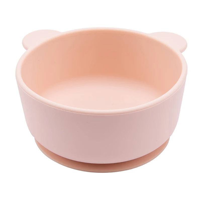 New Silicone Baby Feeding Bowl Tableware for Kids Waterproof Suction Bowl Feeding Bowl BPA Free Silicone Dishes for Baby Bowl