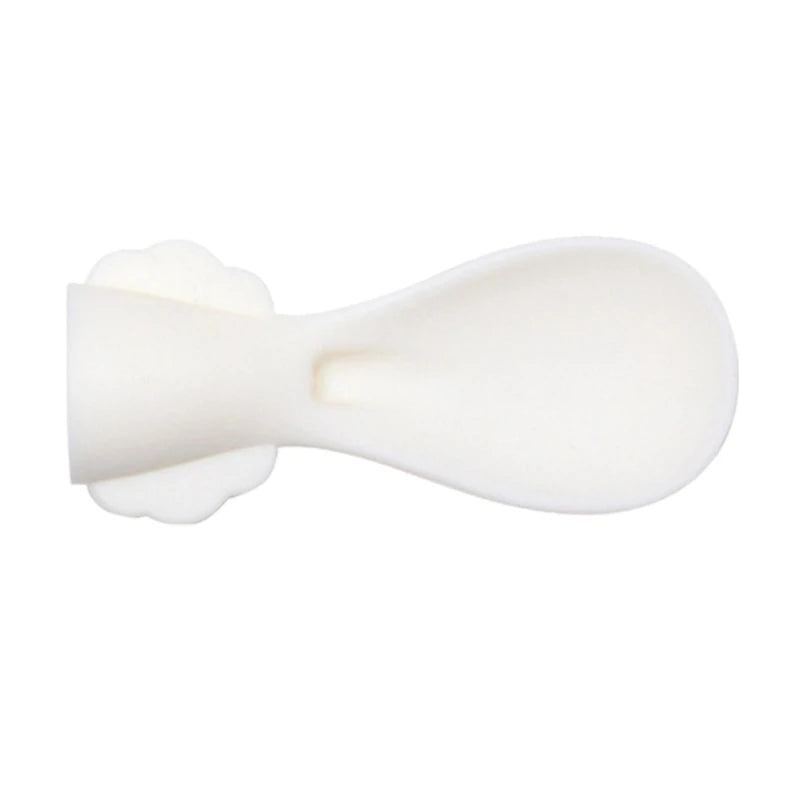 Silicone Baby Pouches Spoon Reusable Weaning Spoons Feeding Spoon Head