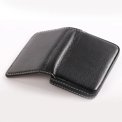 Solid Color PU Leather Business Card Holder Name Card Holder Card Book Large Capacity Card Package Card Holder Card Organizers