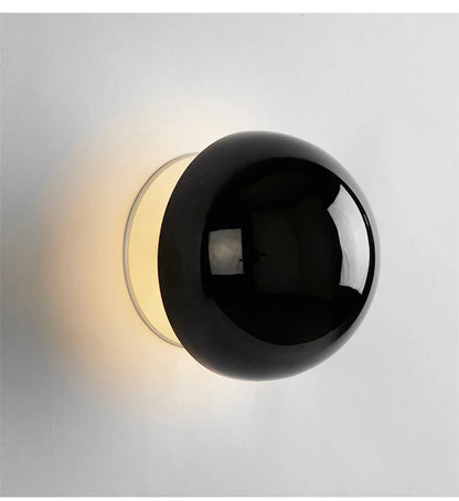 Nordic decorative gold circular wall lamp bedroom bedside living room dining room art minimalist wall mounted lamp