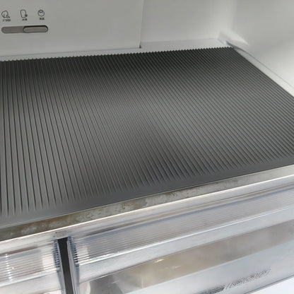 Silicone Refrigerator Liner Square Drawer Mat anti-slip Anti-mildew Refrigerator Compartment Protection Cuttable Mat