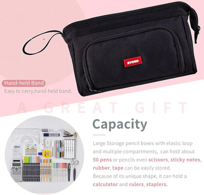 Super Large Capacity Pencil Case School Acsesories Pen Bag Student Box Back to School Office Supplies Statioenry Accessories
