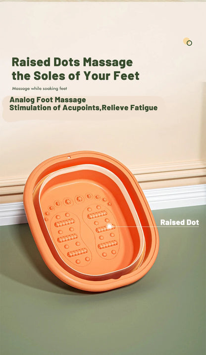 Foldable Home Foot Bath Bucket Massage Foot Wash Leisure Health Bucket Children Foot Bath Basin Portable Foot Soak Foot Tub
