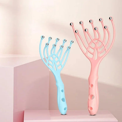 Head Massage Ball Scalp Comb - Massager Soul Extractor Relaxing Relieving Head Care Tools