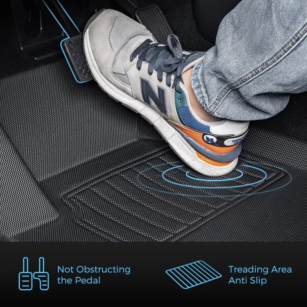 3D Floor Mats For BYD Shark 6 RHD 2024 2025 Floor Liners Waterproof Non-slip Floor Mat Protector Floor Carpets For AU