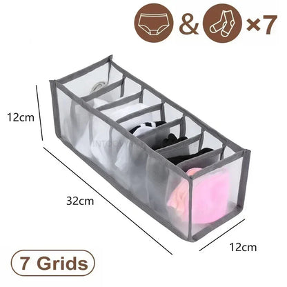 Closet Organizer Underwear Organizer for Wardrobe Clothes Organizers Cabinets Drawer Organizers Bra Socks Storage Organizer Box