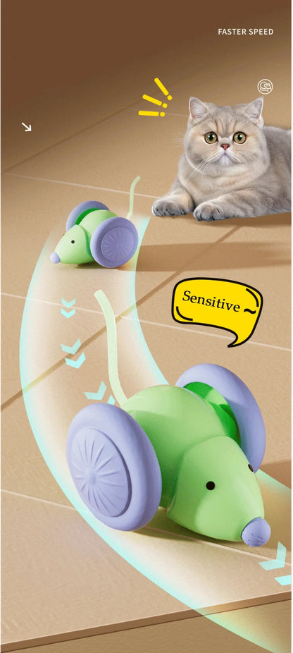 Nteractive Cat Toys For Indoor Cats With Upgraded Rechargeable Control Smart Automatic Moving Cat Toys Kitten Toys