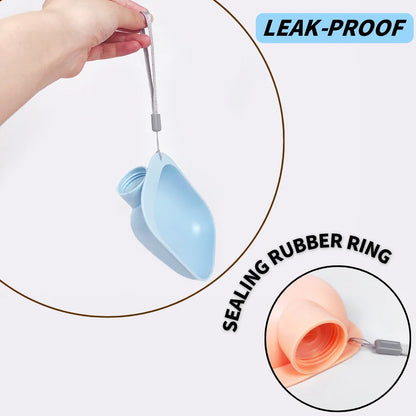 Portable Outdoor Pet Water Dispenser Cup 2-in-1 Leak-Proof Design Attachable Water Bottle for Dog Cat Travel Bowls Water Bottles