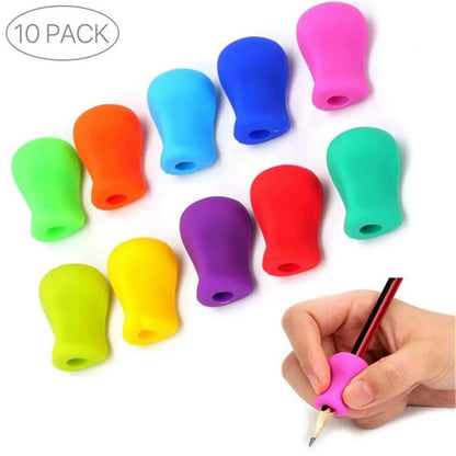5-10pcs Writing Corrector Finger Posture Correction Tool Trainer Children's Pen Writing Assistant Grip Suit Student Stationery