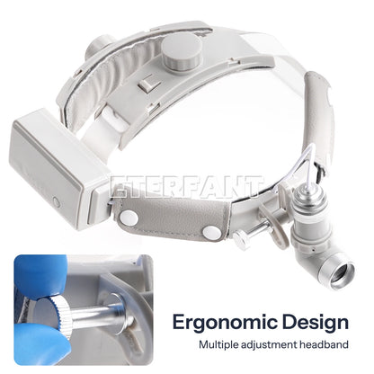 ETERFANT 10W LED Dental Medical Headband Head Light Good Light Spot ENT Specific Headlamp Ajustable