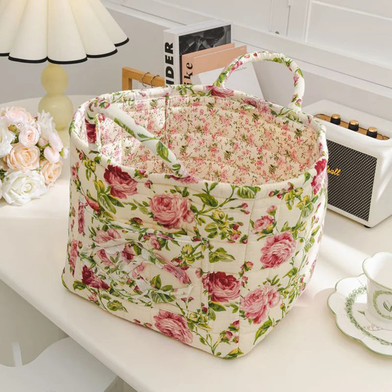 Large Capacity Fabric Storage Baskets Laundry Baskets with Easy Carry Handles Laundry Hampers