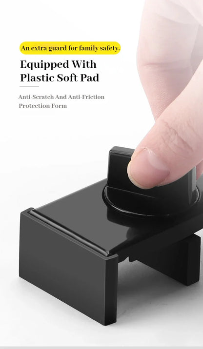 Sliding Sash Stopper Cabinet Locks Straps Doors Security Anti-theft lock Window Sliding Door Baby Kids Child Safety Doors Lock