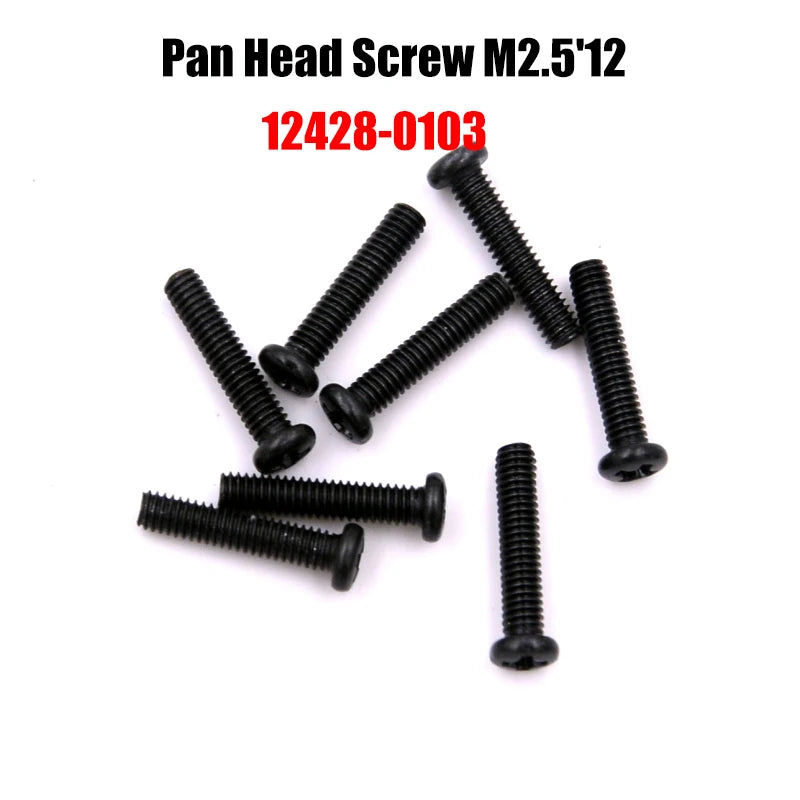 12428 Original Parts 0090-0129 Wltoys 12427 12423 RC Car Spare Part Bearing/Screw/Differential/Servo/Nut/Motor/USB Charger/Light