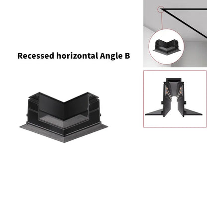 Magnetic Track Light Grille Flood Lamp Modern Embedded Flexible Linear Fixture LED Spotlight DC48V Ceiling Indoor Living