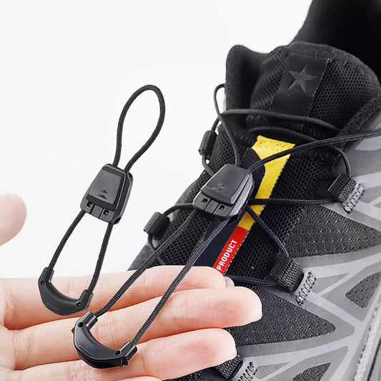 1Pair Without Ties Quick Lace Kit Round Tennis Creative Lazy Shoe Laces Running Sneakers Shoelaces for Salomon Shoe Accessories