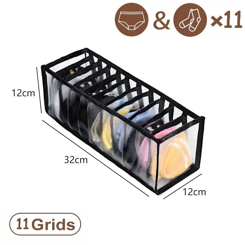 Closet Organizer Underwear Organizer For Wardrobe Clothes Organizers Cabinets Drawer Organizers Bra Socks Storage Organizer Box