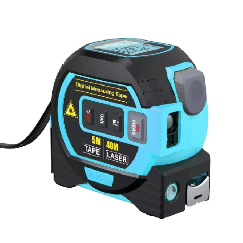 Laser Tape Measure 3 In 1 Digital Tape Measure High Precision Laser Rangefinder Steel Tape Measure