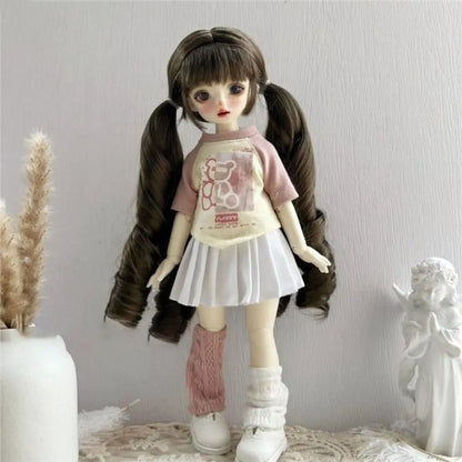DIY Accessories Doll Elegant Dresses New Durable 1/6 BJD Doll Hoodie Set Casual Wears Doll Handmade Clothes Dolls Accessories