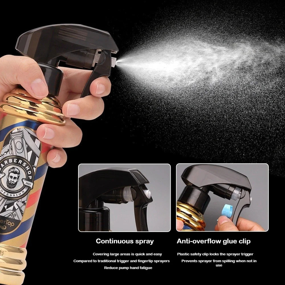 300ML Water Sprayer for Hair Salon Hairdressing Spray Bottle Professional Barber Hairdresser Haircut Barbershop Styling Tools