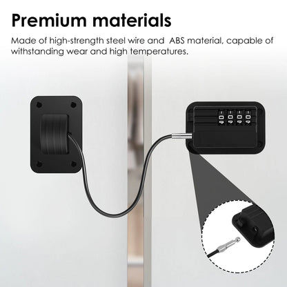 2Pcs Refrigerator Door Lock Child Proofing Fridge Lock With Keys or Coded Lock Resettable Combination Lock for Cabinet Drawer