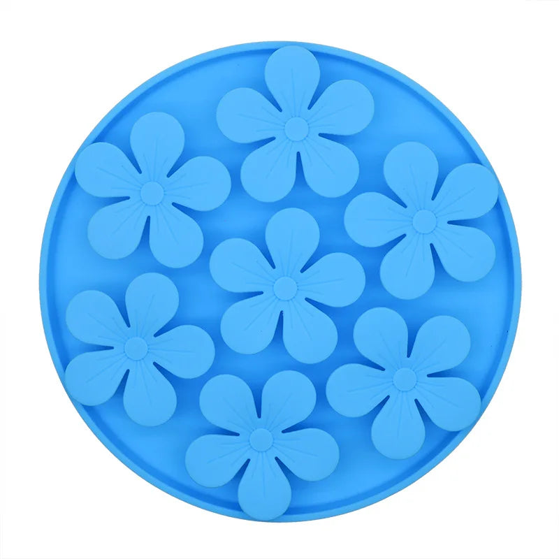 Pet Products Mat For Dogs Cats Slow Food Bowls With Suction Cup Feeding Food Silicone Lick Pad Dog Slow Feeders Treat Dispensing