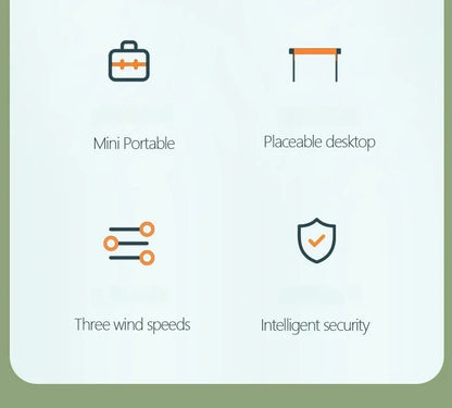 New Foldable Handheld Desktop USB Rechargeable Mini Fan Cartoon Design with Hook for Mountaineering Outdoor Home Office use