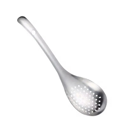 Stainless Steel Strainer Spoon Kitchen Colander Spoon Spoon Filter Strainer Food ScoopPerforated Skimmer Colander
