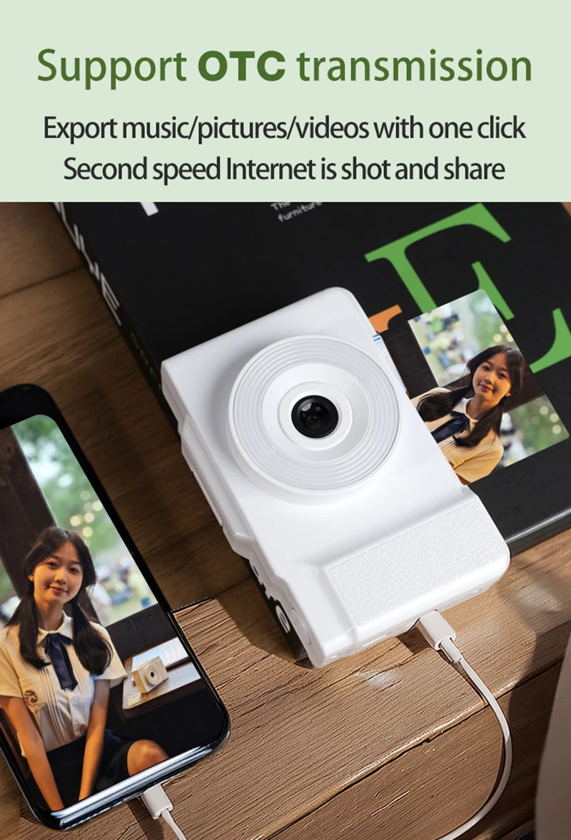 4K Digital Camera 6400w HD Flip Screen Camera Digital Camera Card Camera Shooting Camera Student Entry-level CCD Camera