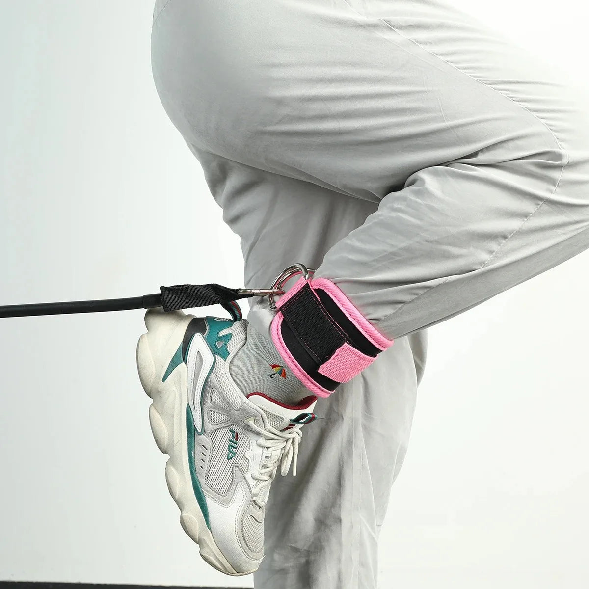 Resistance Bands With Ankle Straps Fitness Workout Training Resistance Bands Home Yoga Stretch Elastic Pilates Gym Equipment