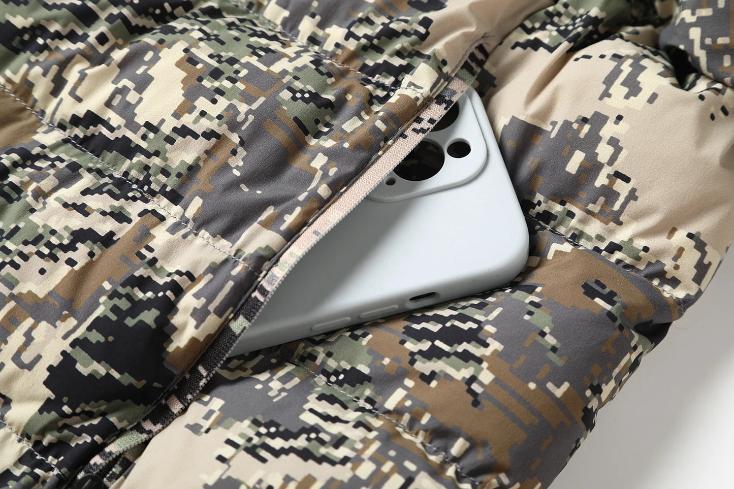 Ainfad Men's Kelvin light down jacket camouflage fishing hunting down wear