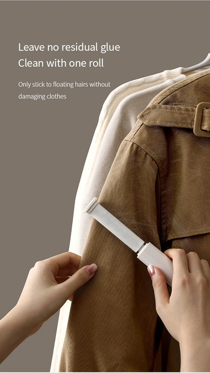 Portable Mini Clothing Lint Roller For Vercoats Woolen Clothes Static Electricity Grooming Brush for Pet Hair