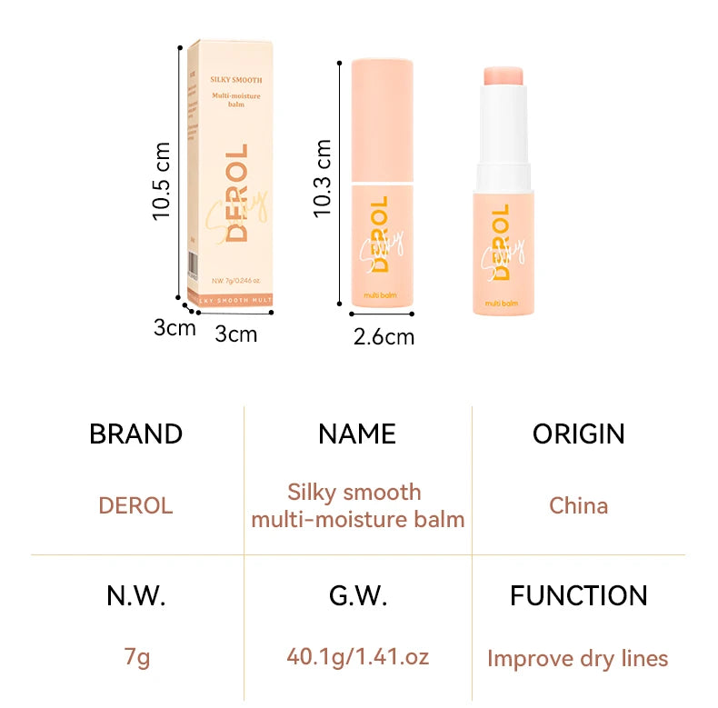 Collagen Multi Balm Stick Wrinkle Bounce Anti-Wrinkle Moisturizing Multi Balm Brighten Dull Skin Tone Cream Korean Cosmetics 7g