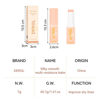 Collagen Multi Balm Stick Wrinkle Bounce Anti-Wrinkle Moisturizing Multi Balm Brighten Dull Skin Tone Cream Korean Cosmetics 7g