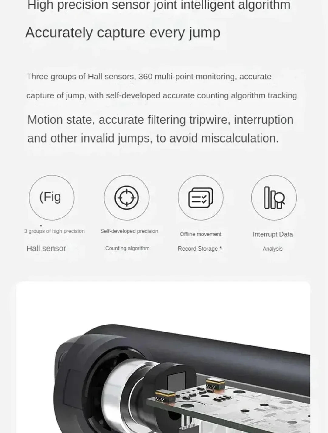 Xiaomi Mijia Smart Skipping Jump Rope XMSR-P803 Counter With Fit App Adjustable Calorie Calculation Sport Fitness Professional