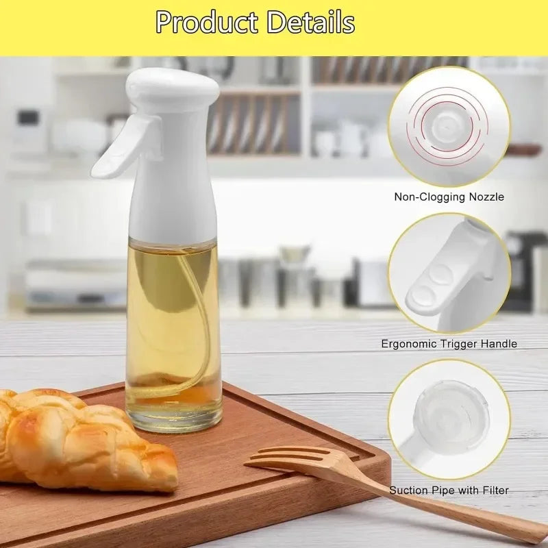 Spray Bottle,Olive Oil Sprayer for Cooking,Oil Spray Bottle Mister for Air Fryer,Canola Spritzer Bottles for BBQ,Salad,Vinegar
