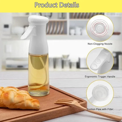 Spray Bottle,Olive Oil Sprayer for Cooking,Oil Spray Bottle Mister for Air Fryer,Canola Spritzer Bottles for BBQ,Salad,Vinegar