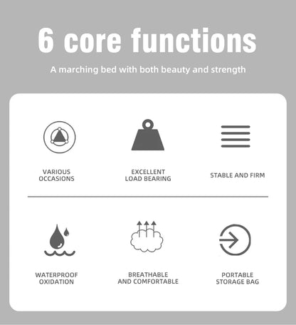 Camping Cot Folding Camping Bed Portable Outdoor Bed Comfortable Sleeping Cots for Adults & Kids Camping, Travel, RV