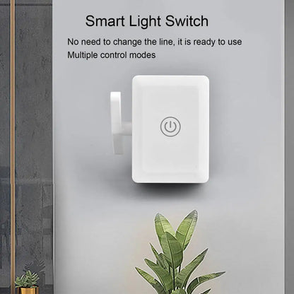 Smart Wireless Light Switch Controller with Remote Control Long Sensing Range Turn Off Lights Smart Switch Button Pusher