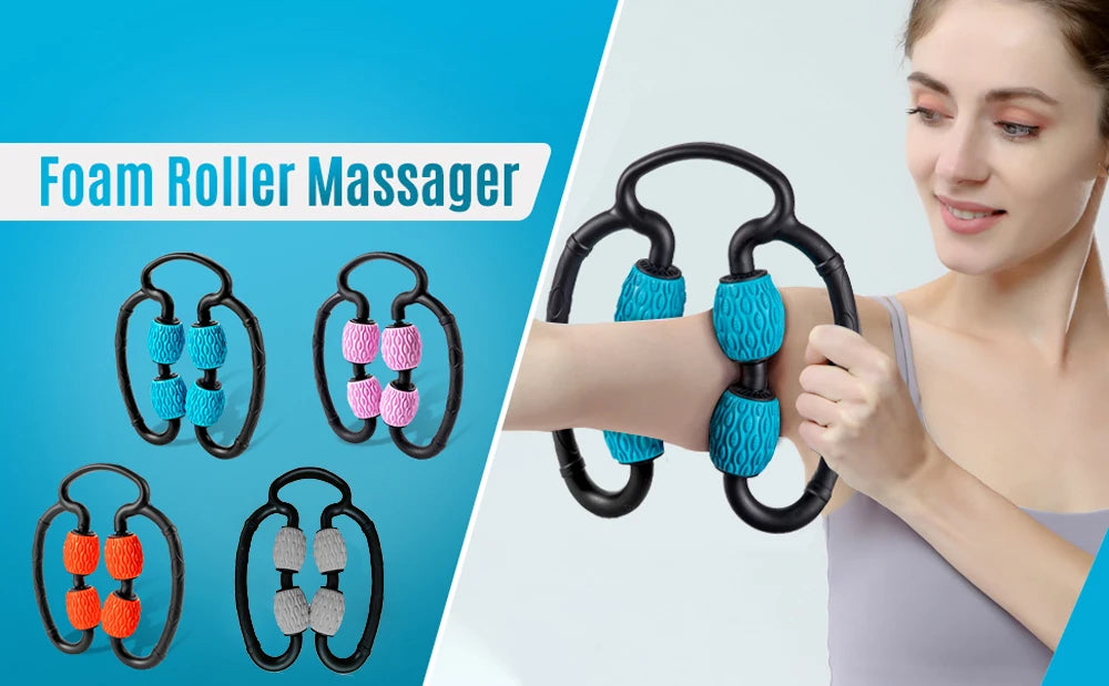 Leg Rollers for Muscles Foam Roller Massager Muscle Roller for Legs,Arm Myofascial Fascial Exercise Muscle Soreness Pain Relieve