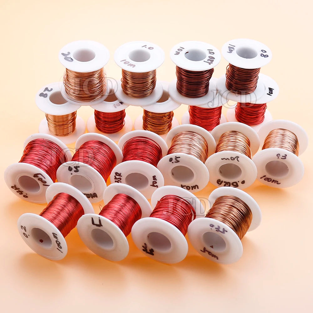 copper lacquer wire 0.2mm -1.0mm Cable Copper Wire Magnet Wire Enameled Copper Winding Wire Coil Copper Wire