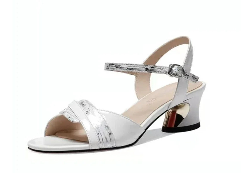 Korea Chunky Woman Shoes Thick Heel Sandals for Women Daily Block Wholesale Chic and Elegant Anti Slip Hot The Best Footwear