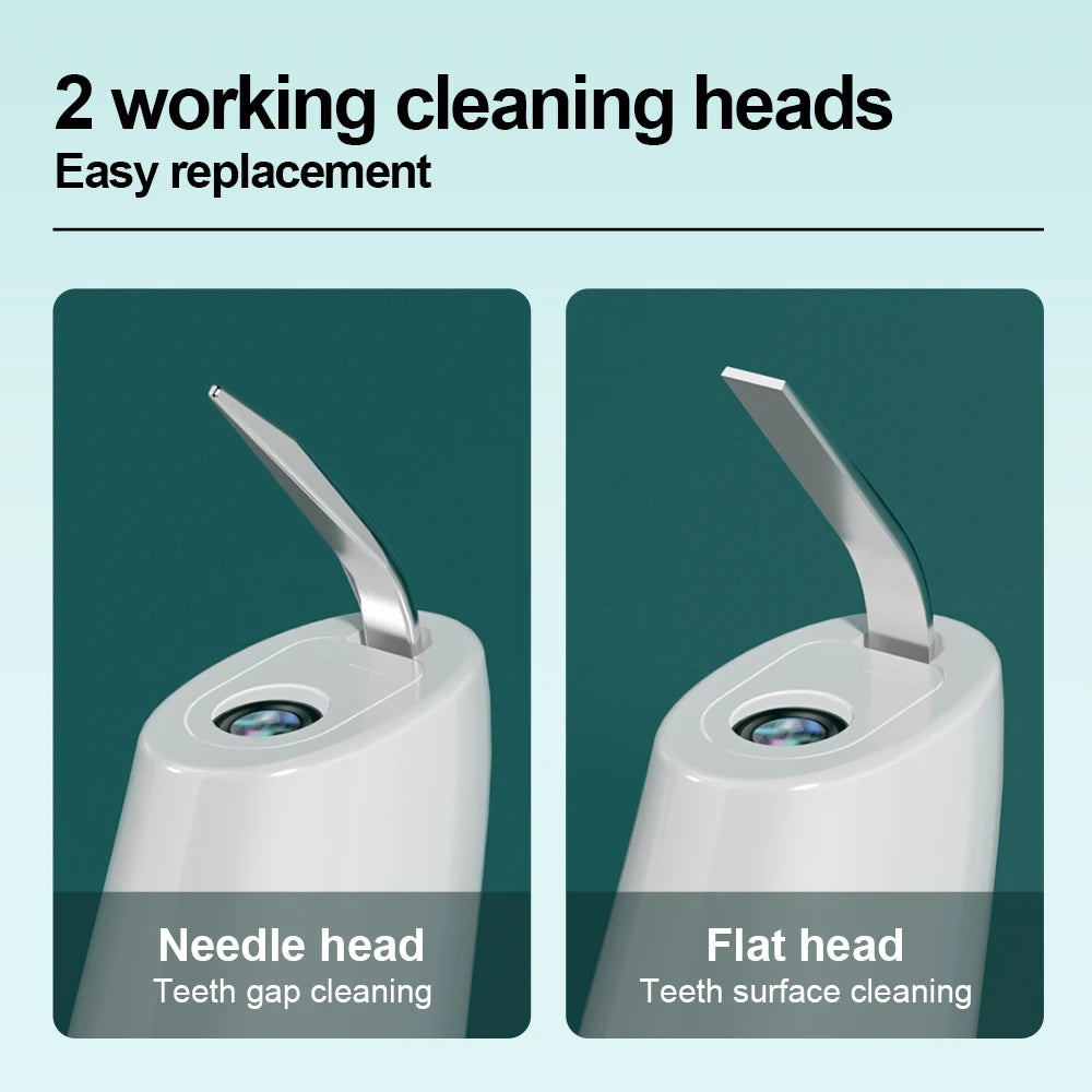 Electric Dental Scaler For Teeth 4 LED Tartar Stain Ultrasonic Tooth 1200mAh Clean Stone Health Care 4 Axis IPX7