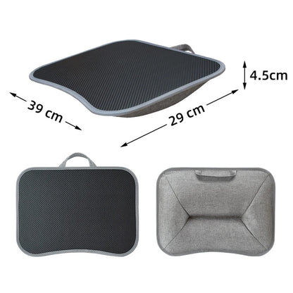 Laptop Lap Desk with Soft Pillow Cushion Multifunctional Laptop Desk Writing Padded Tray for Work Game