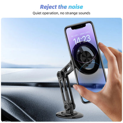 Universal 360 Degree  Magnetic Phone Holder Telescoping Car Phone Mount for iPhone 14 13 12 11 Max Plus Car Navigation Bracket