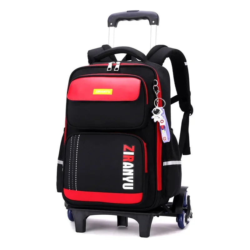 Rolling Backpacks for Primary School Children Trolley School Student Backpack Wheeled Bag Back To School Backpacks with Wheels