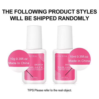 1/3/5/10/15/20pcs Fast-dry Nail Glue Professional Nail Tip Bond Glue 2g/3g/10g for False Nail Tips Long Lasting Glue Nail Tools